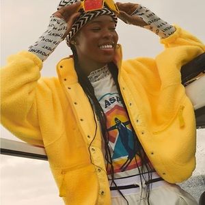 FP movement Hit the slopes fleece in yellow Size small